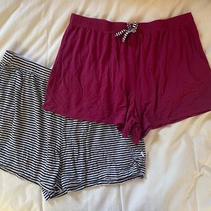 Bundle of 2 Cotton Jersey Pajama Shorts